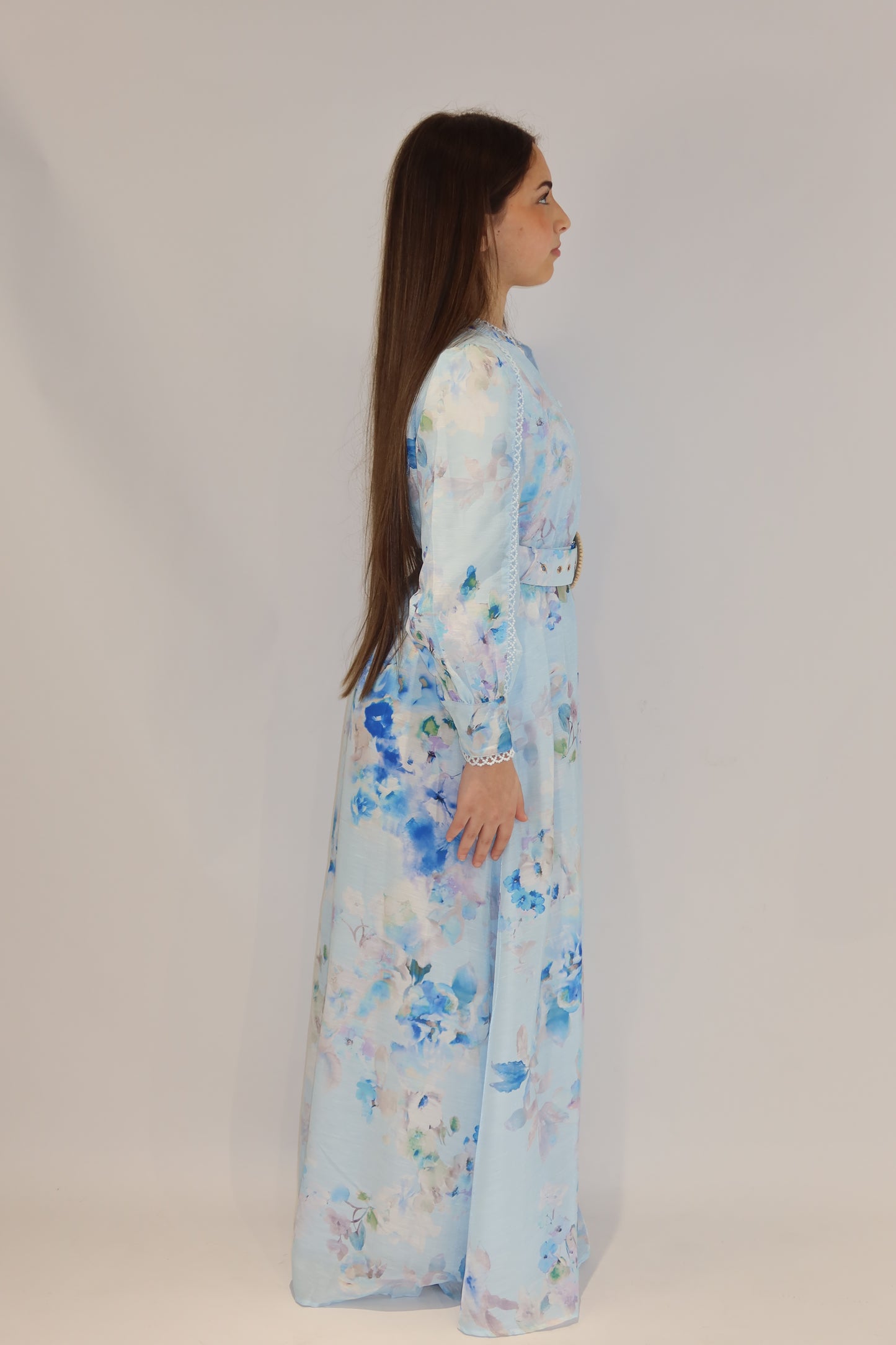 Watercolour Bloom Maxi Dress