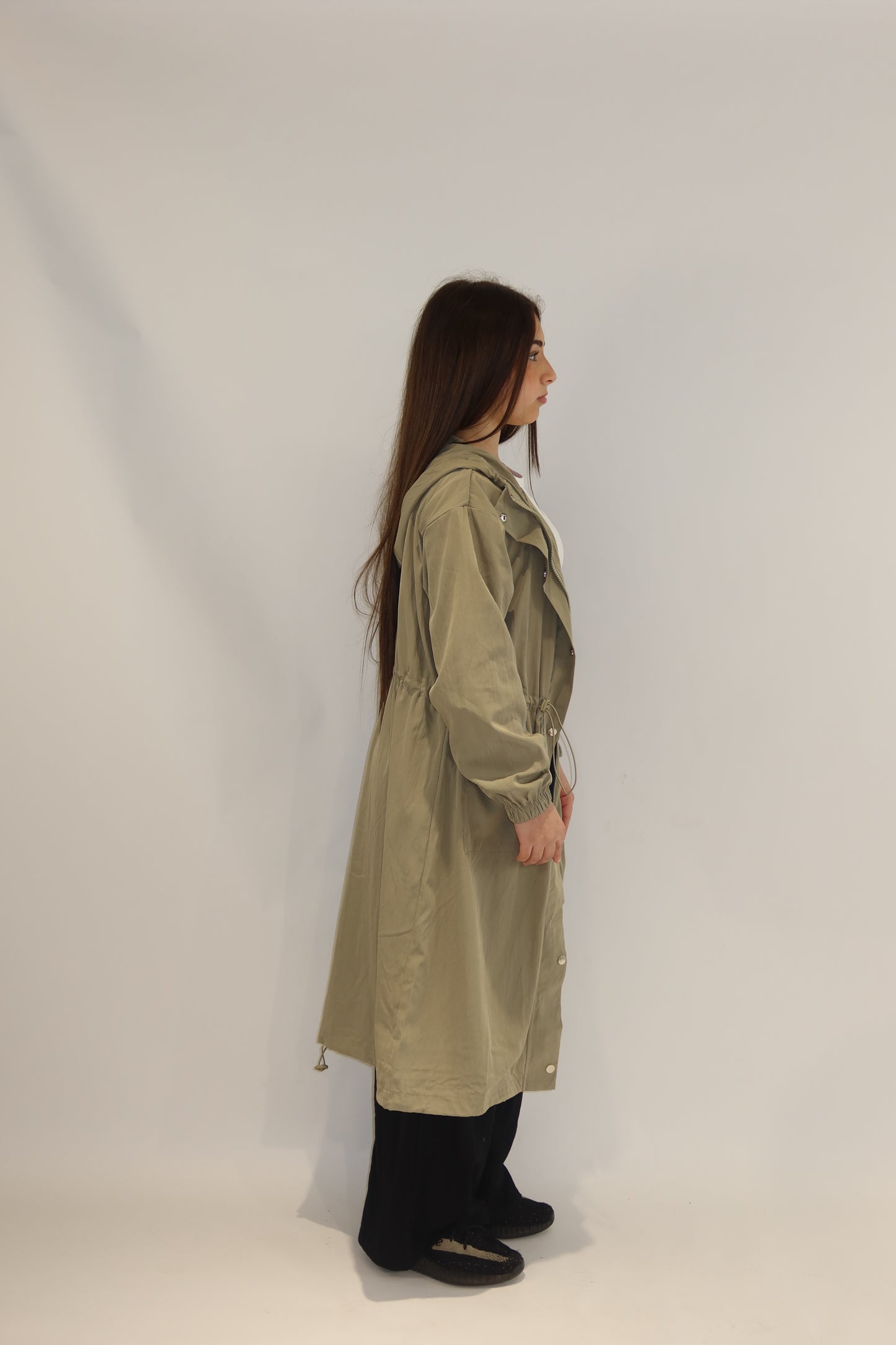 The Amira Longline Windbreaker