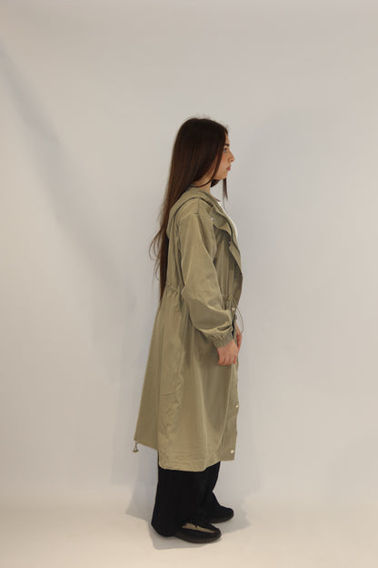 The Amira Longline Windbreaker