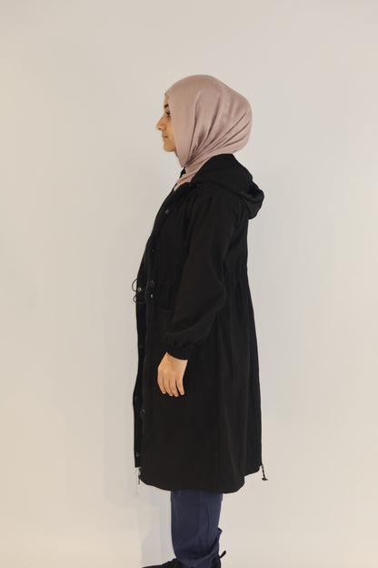 The Amira Longline Windbreaker