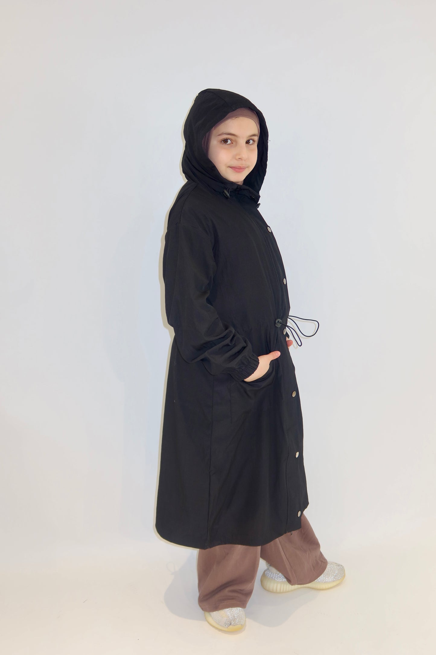 The Amira Longline Windbreaker