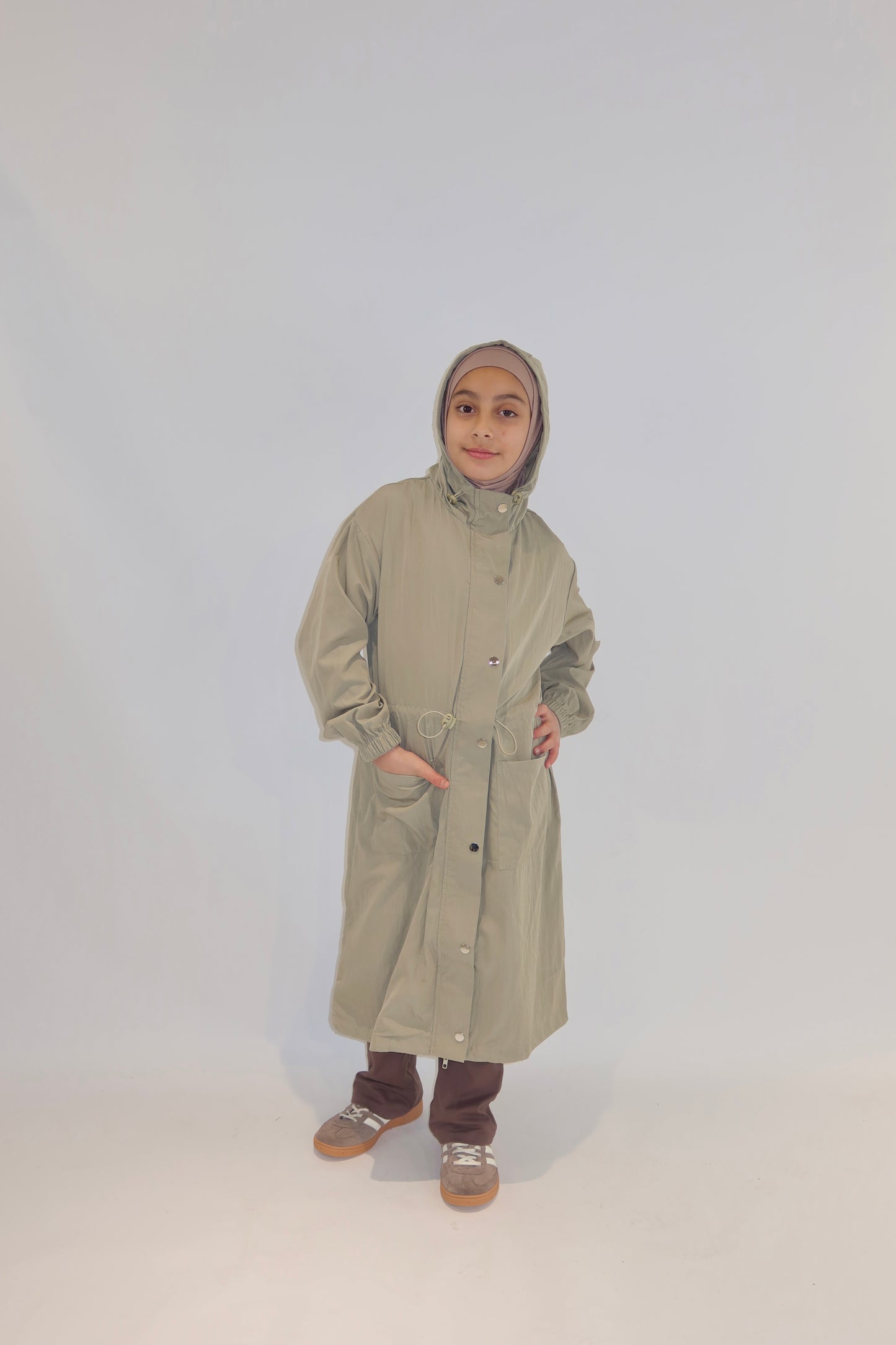 The Amira Longline Windbreaker