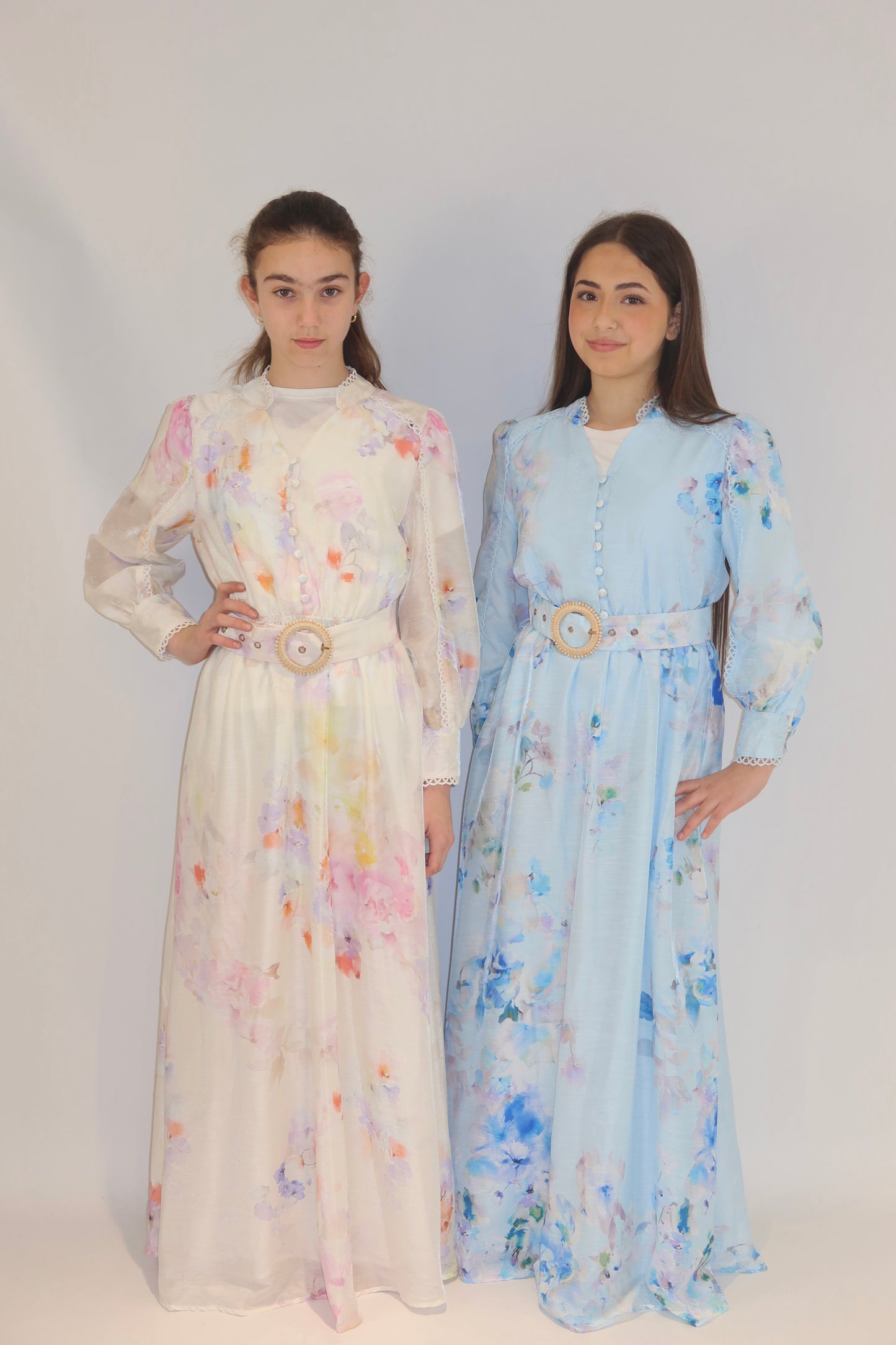 Watercolour Bloom Maxi Dress