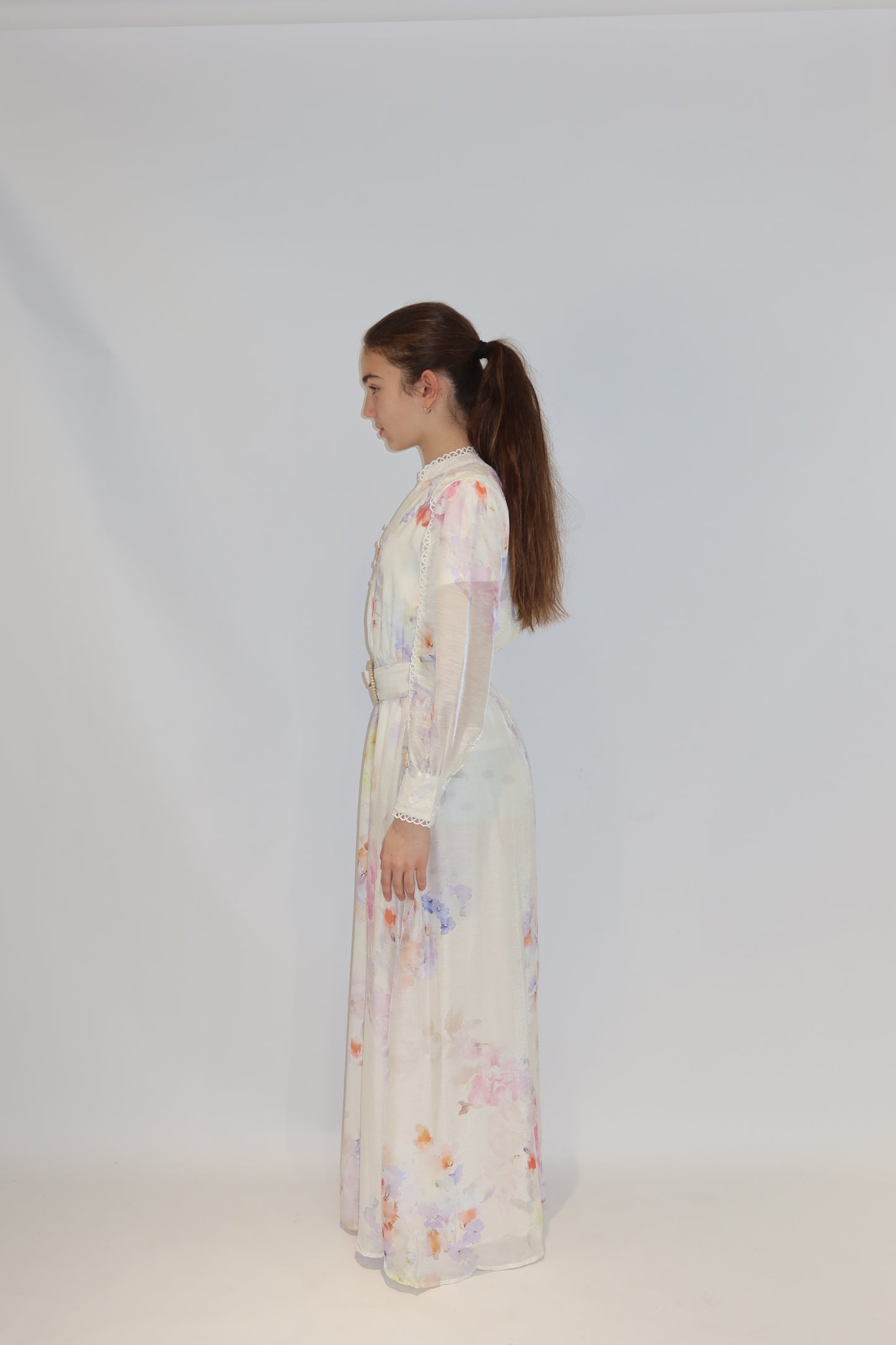 Watercolour Bloom Maxi Dress