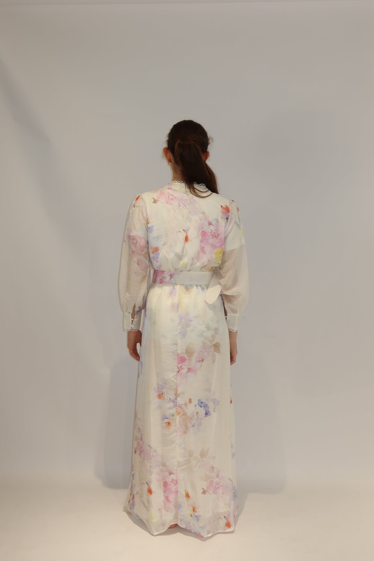 Watercolour Bloom Maxi Dress