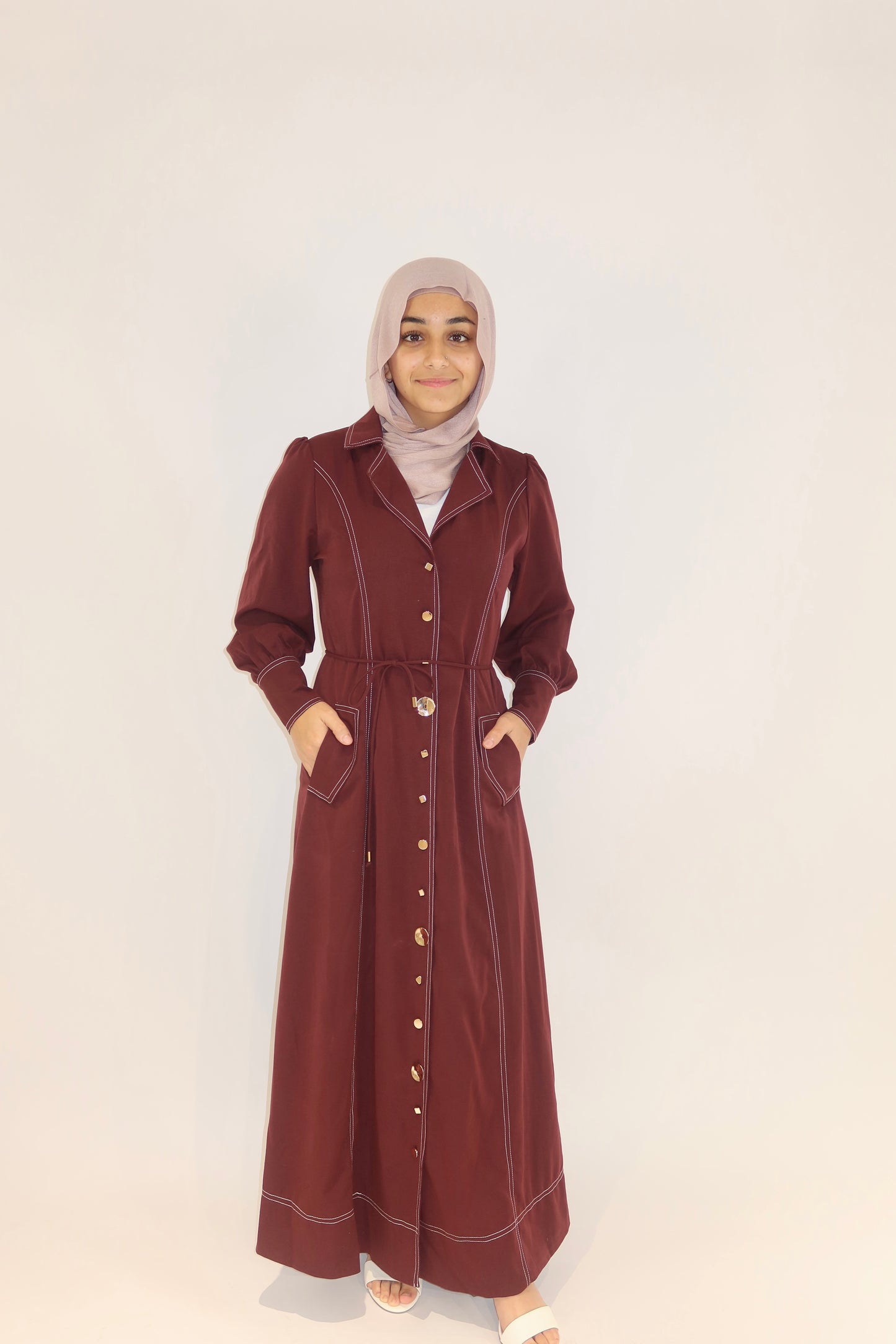 Stitch Button Dress
