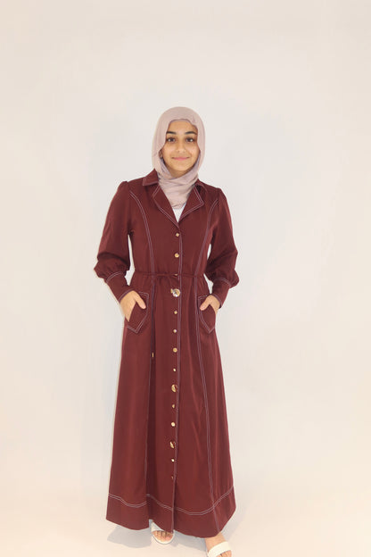 Stitch Button Dress