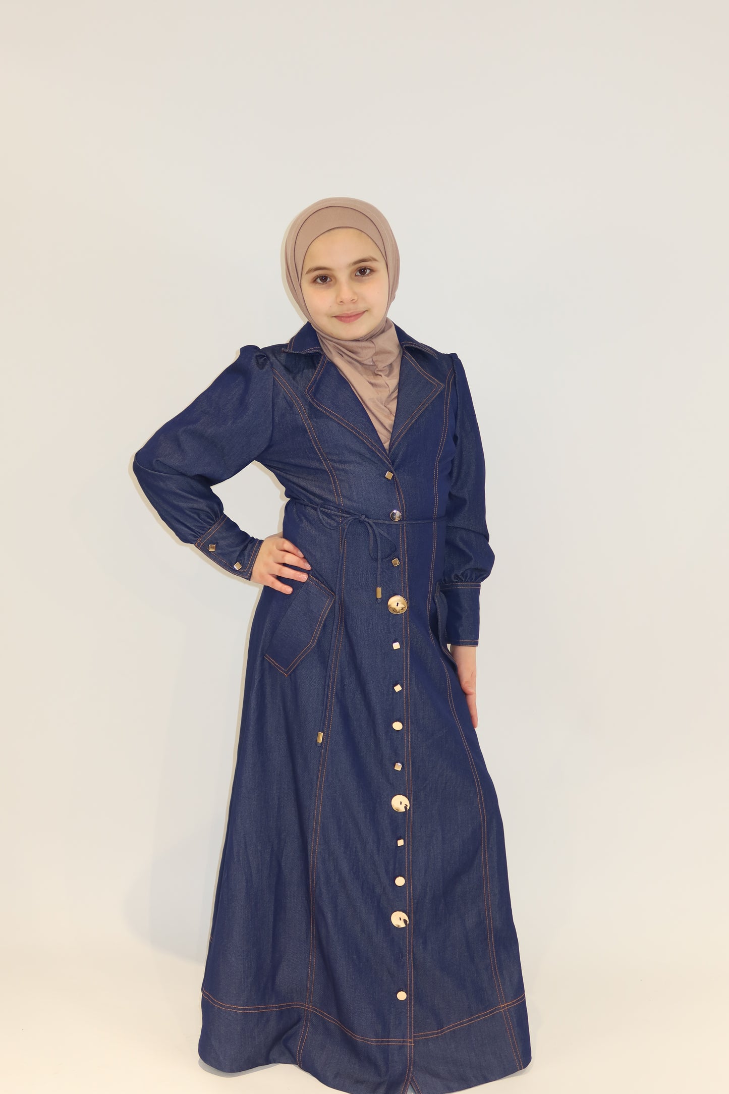 Stitch Button Dress