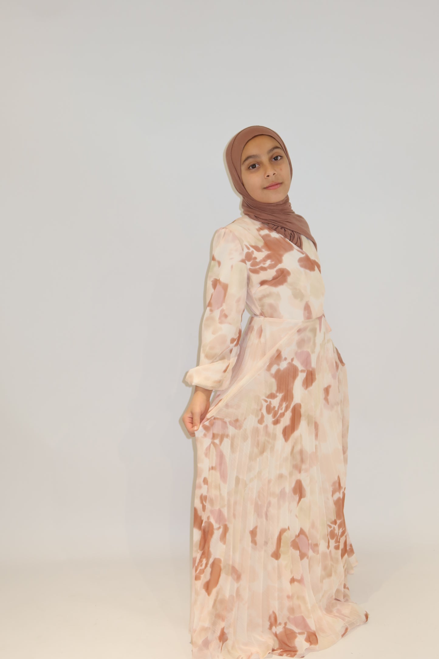 Serenity Pleated Wrap Maxi Dress